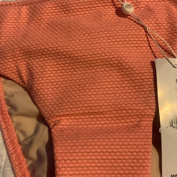NWT PILYQ PQ CORAL COAST BASIC RUCHED TEENY BOTTOM - Picture 4 of 14